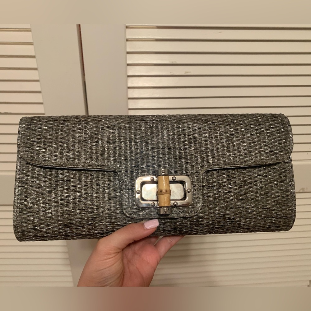 Grey handbag